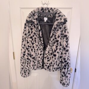 Peyton Jensen for Evereve Faux Fur Jacket